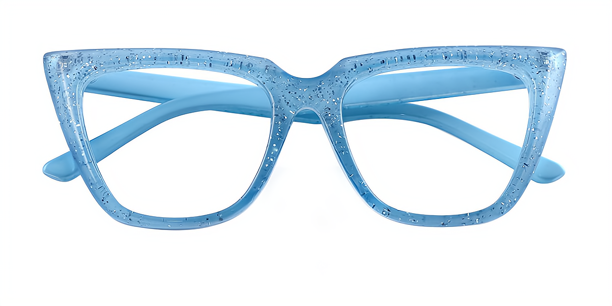 Blue Cat Eye Modish TR90 Eyeglasses