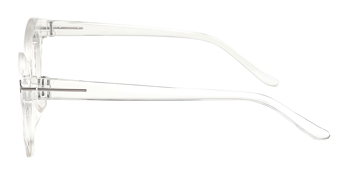 Clear Cat Eye Modish Plastic Eyeglasses