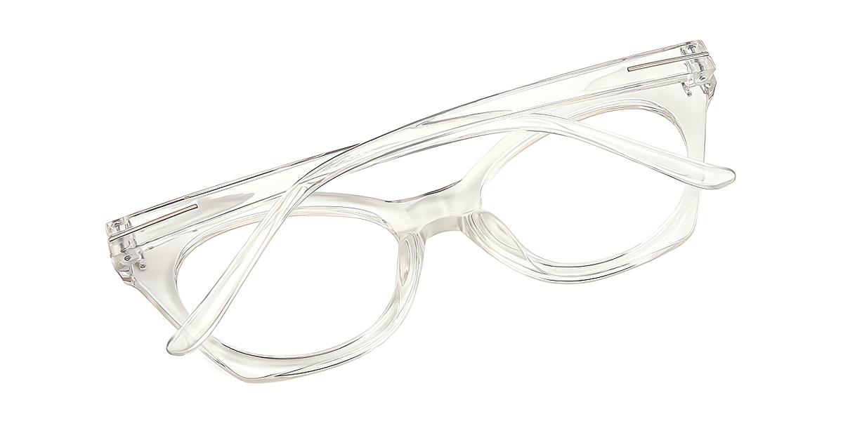 Clear Cat Eye Modish Plastic Eyeglasses