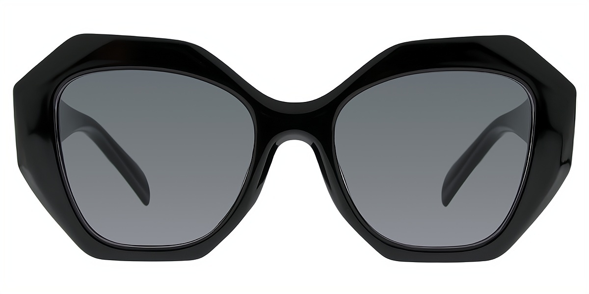 Black Cat Eye Hipster Plastic Eyeglasses
