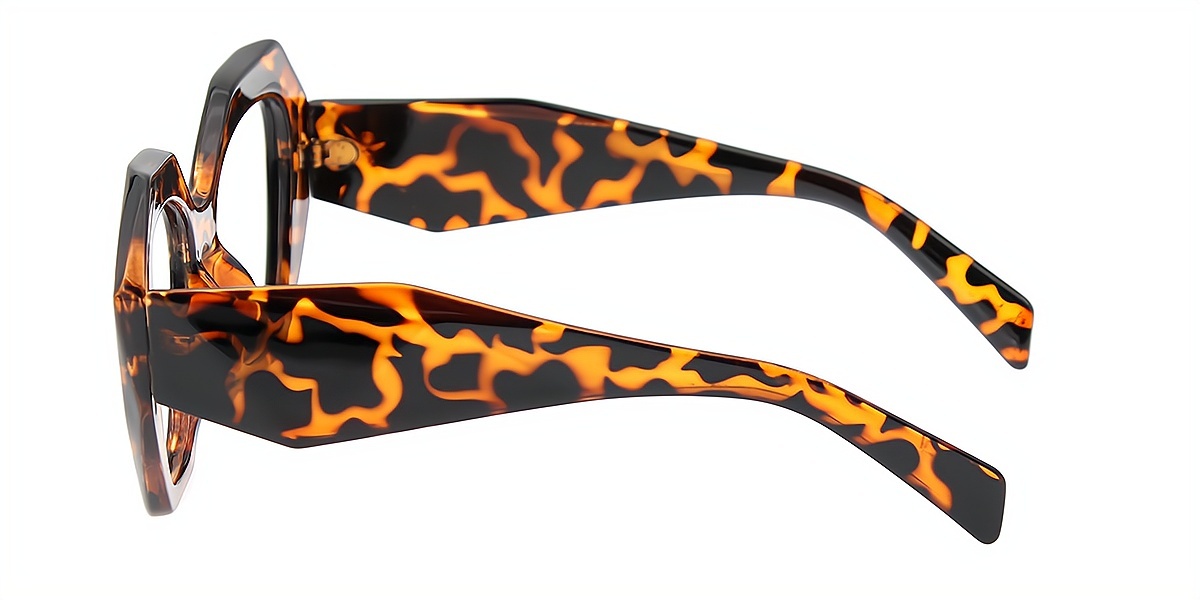 Tortoise Cat Eye Hipster Plastic Eyeglasses