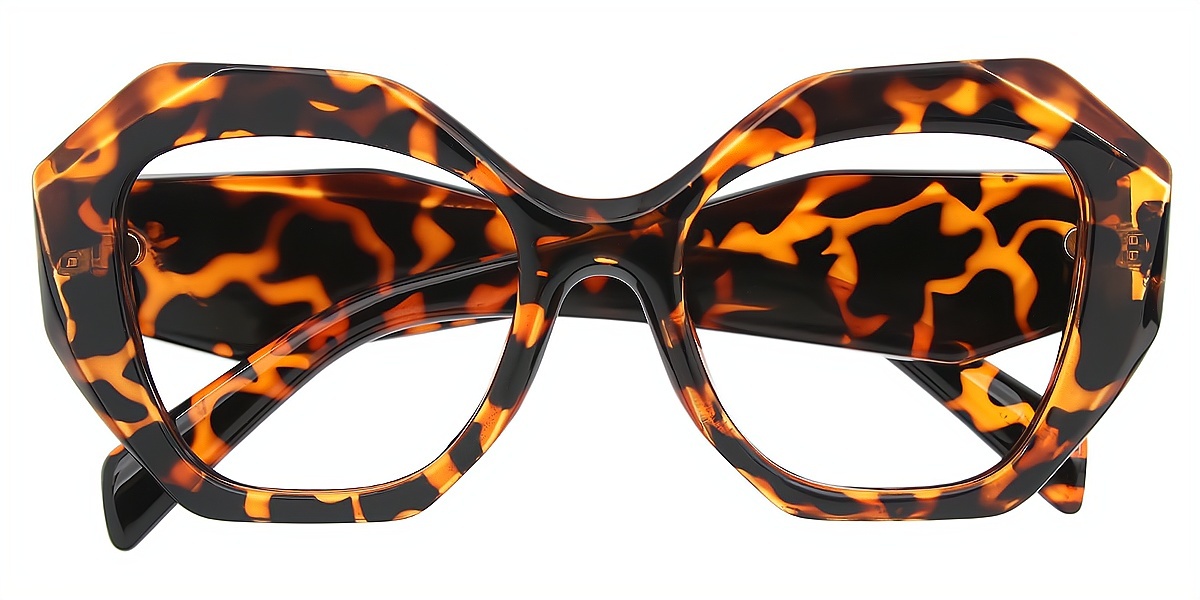 Tortoise Cat Eye Hipster Plastic Eyeglasses