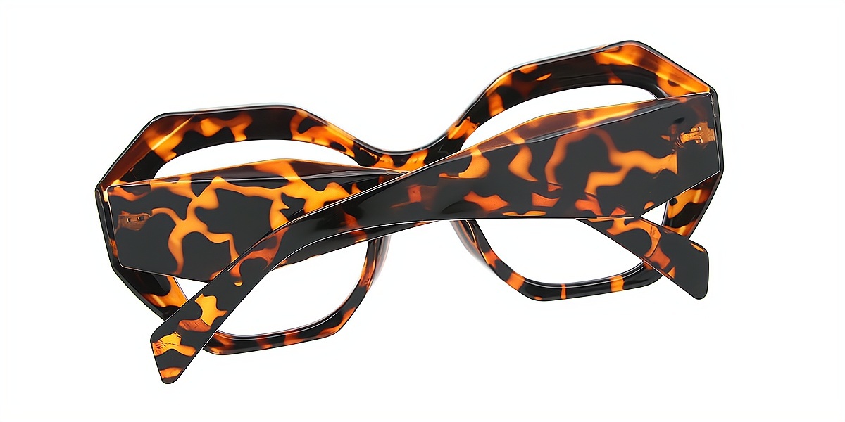 Tortoise Cat Eye Hipster Plastic Eyeglasses