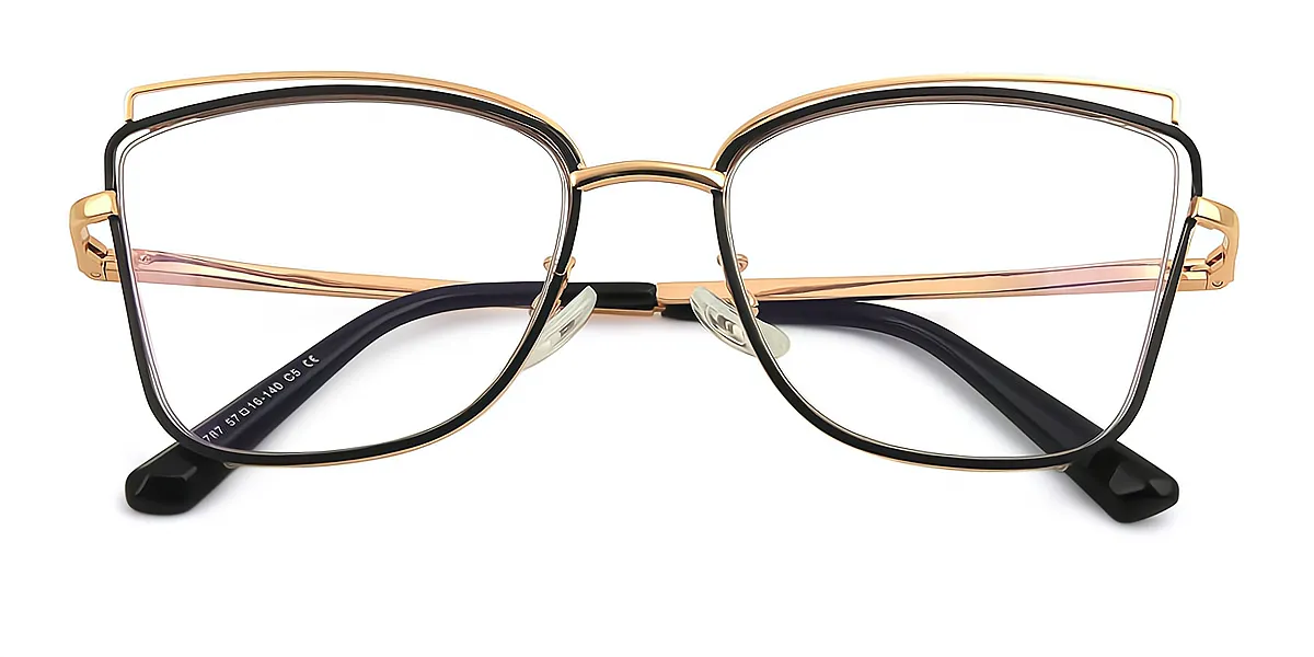 Black Cat Eye Modish TR90 Eyeglasses