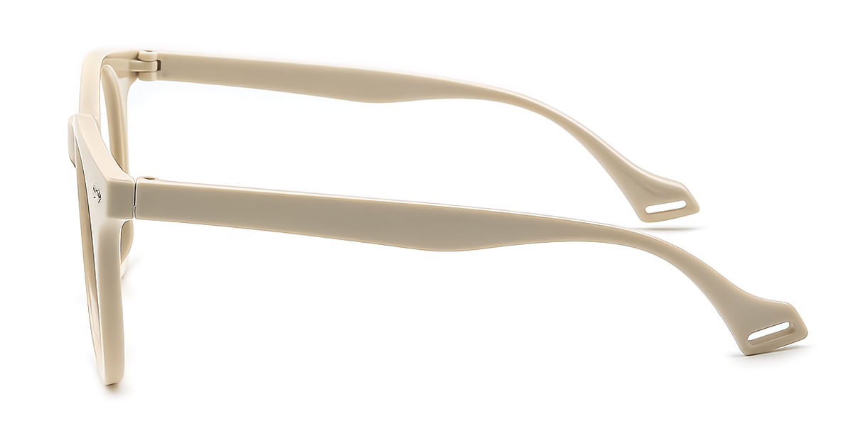 White Round Classic TR90 Eyeglasses