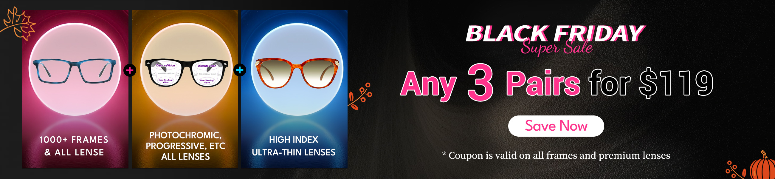 Any 3 Pairs for $119