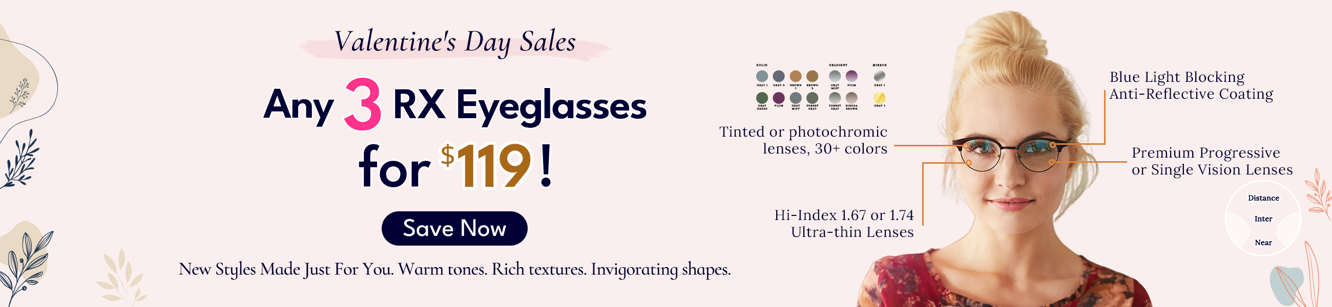 Any 3 Pairs for $119