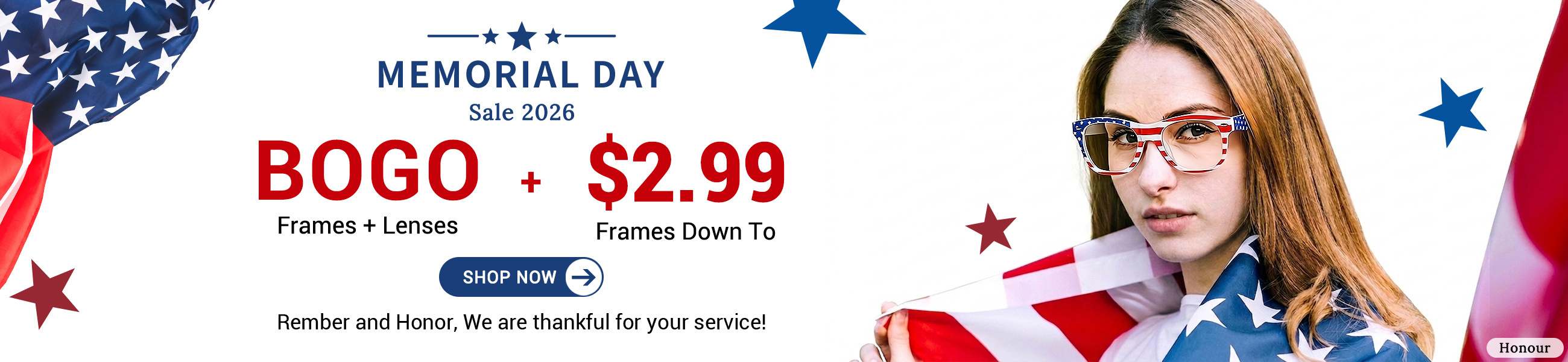 Memorial Day Sale, Buy 1 Get 1 Free