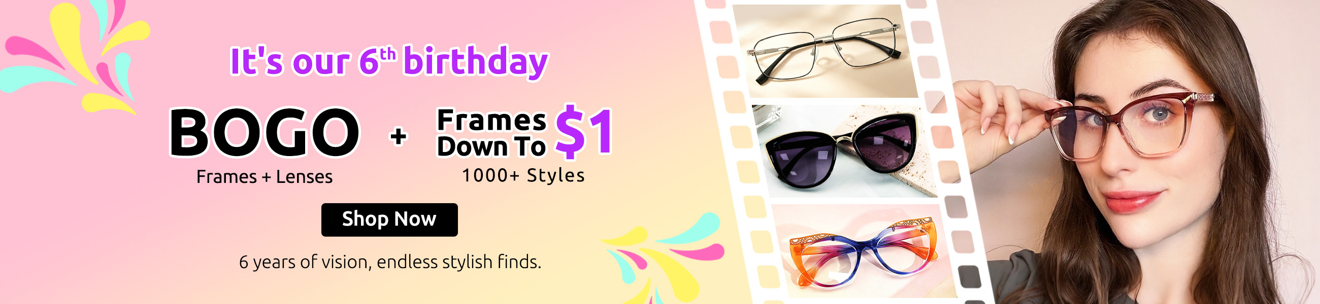 6th Anniversary Sale, Buy 1 Get 1 Free