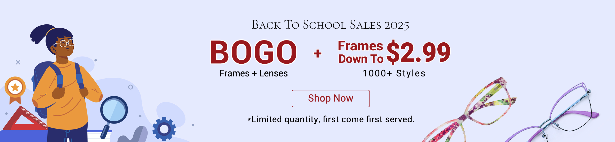 Back to School Sale, Buy 1 Get 1 Free