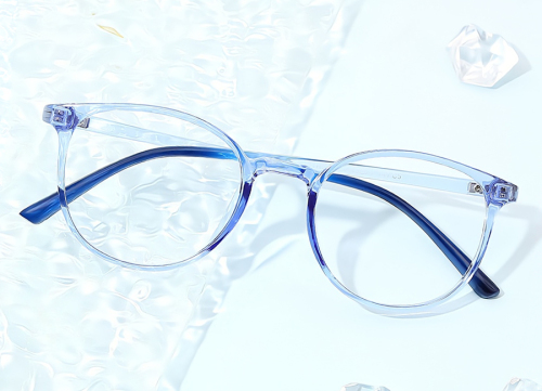 Round &Gray Eyeglasses