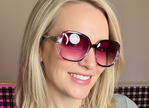 Square Modish Plastic Eyeglasses