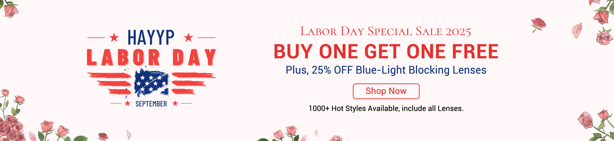 Happy Labor Day, Buy 1 Get 1 Free