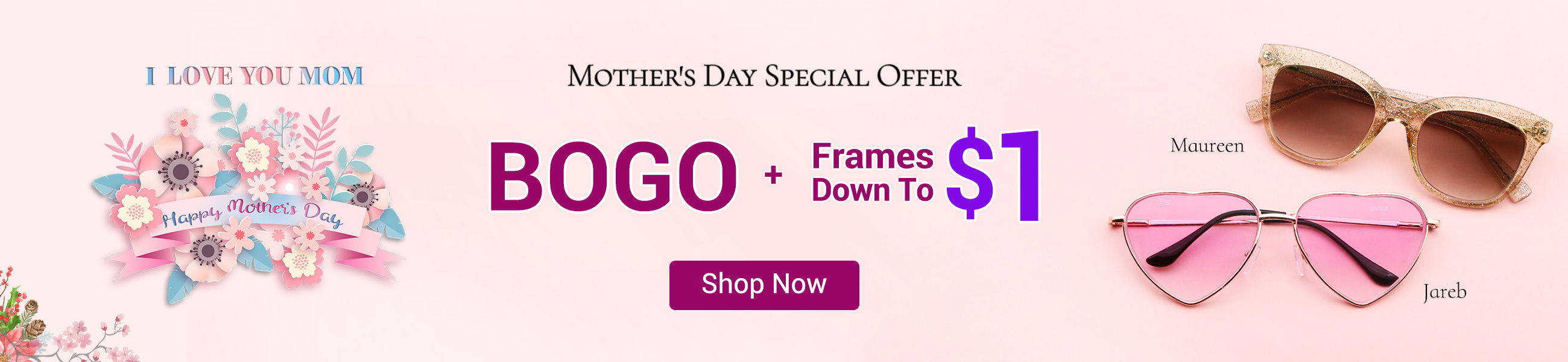 Mother's Day Sale, Buy 1 Get 1 Free