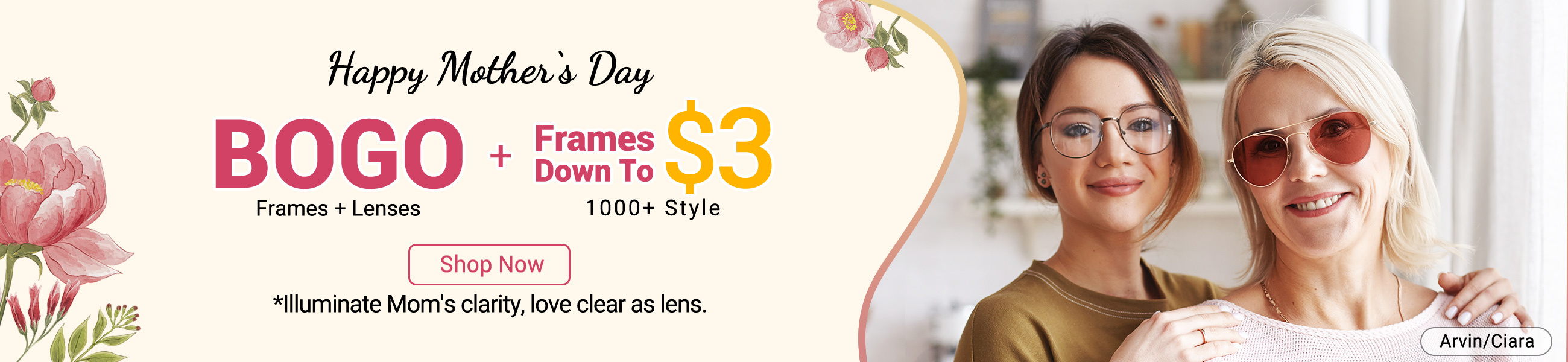 Happy Mother's Day, Buy 1 Get 1 Free