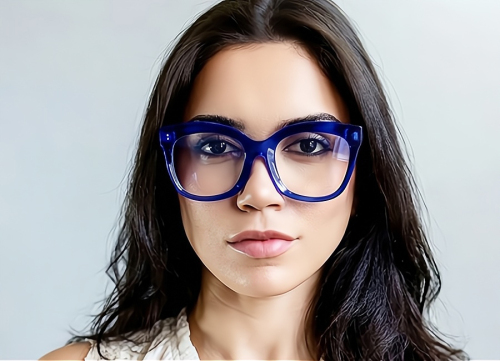 Square Unique Acetate Eyeglasses