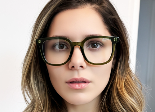 Square Unique Acetate Eyeglasses