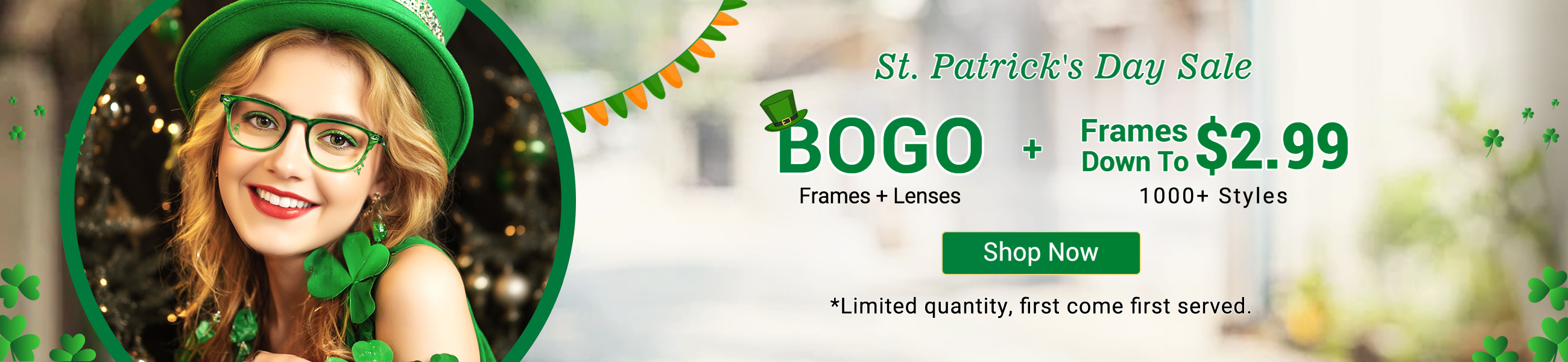 St. Patrick's Day, Buy 1 Get 1 Free